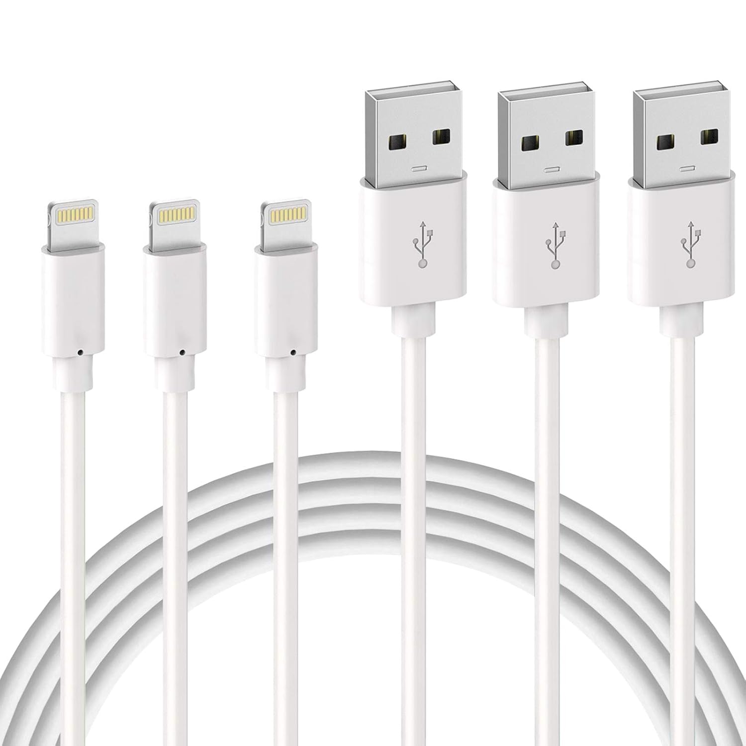 USB to Lightning Cable 2m (TPE) – Pack of 10, Durable & Fast Charging USB to Lightning Cable 2m (TPE) – Pack of 10, Durable & Fast Charging